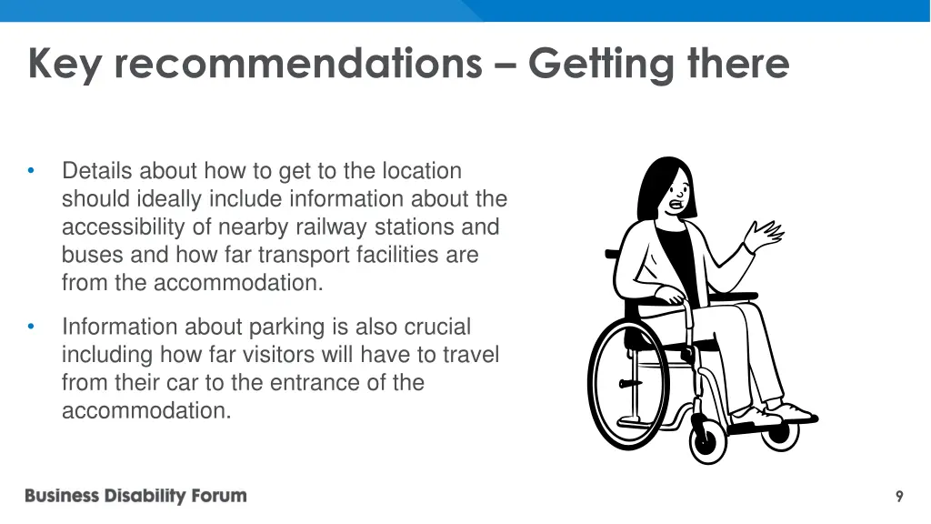 key recommendations getting there