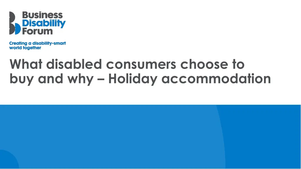 what disabled consumers choose
