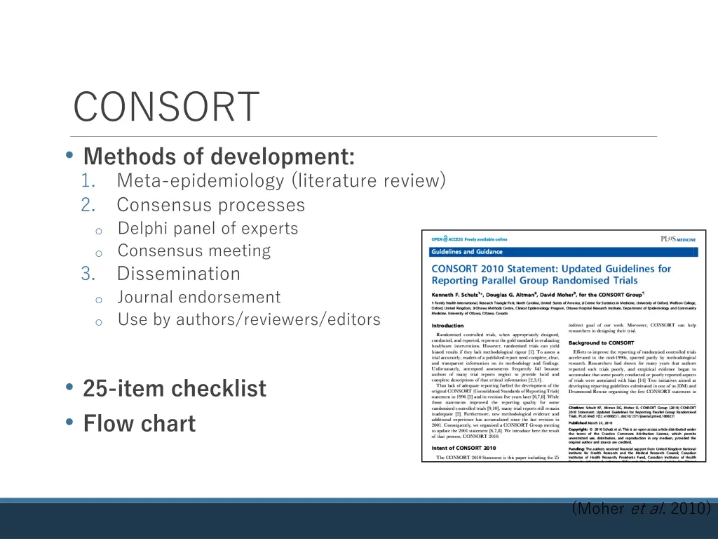 consort methods of development 1 meta