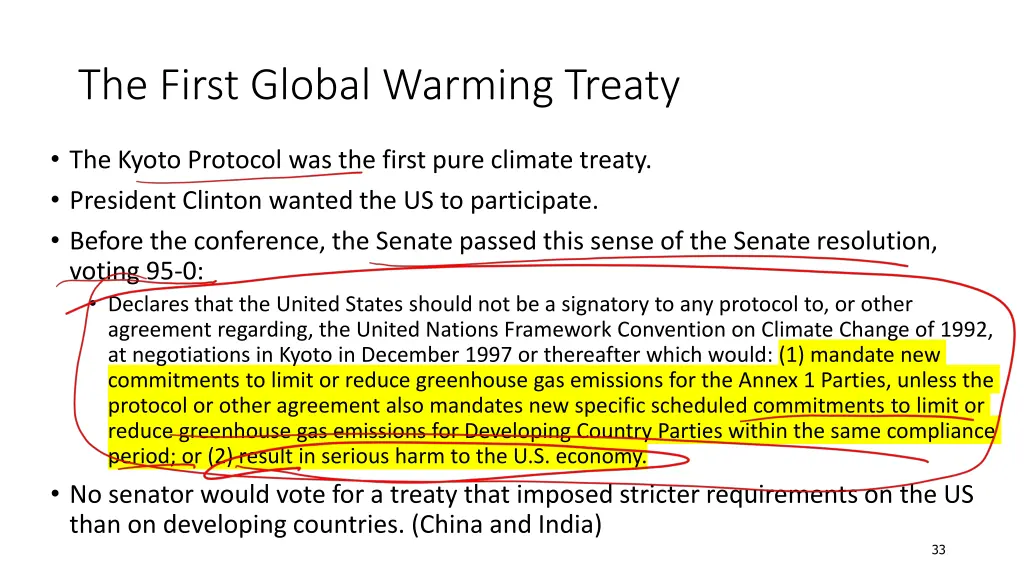 the first global warming treaty