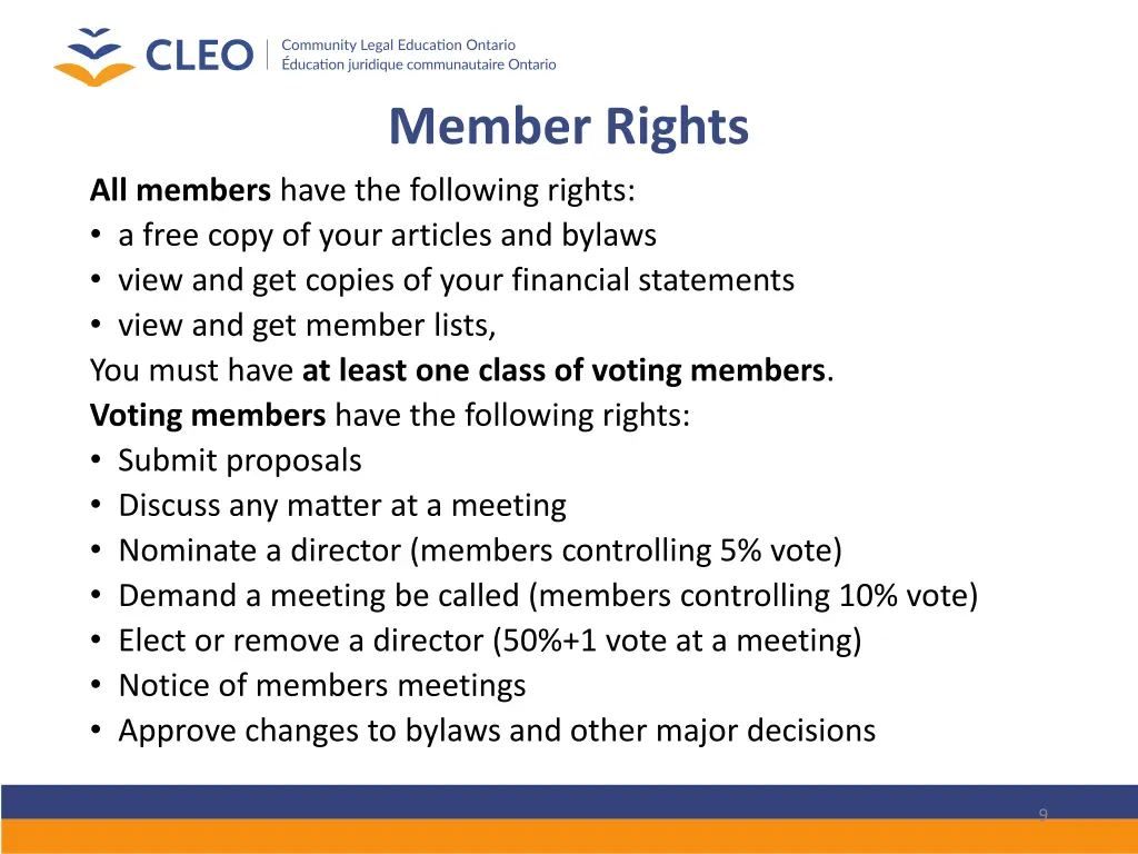 member rights