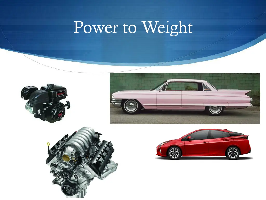 power to weight