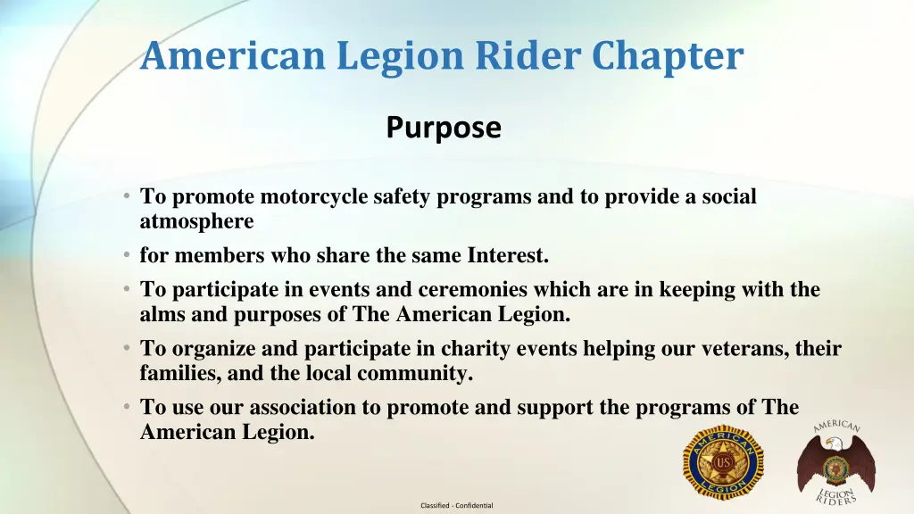 american legion rider chapter