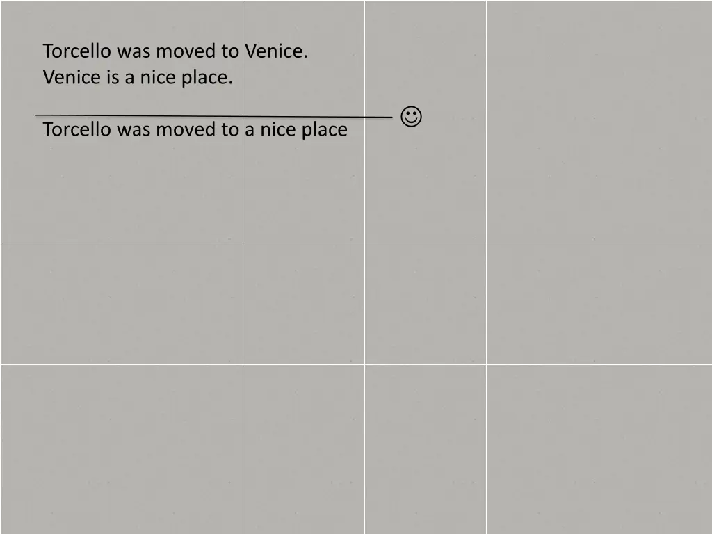 torcello was moved to venice venice is a nice
