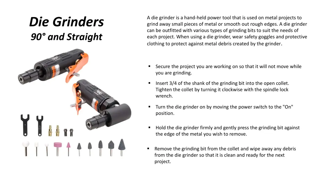 a die grinder is a hand held power tool that