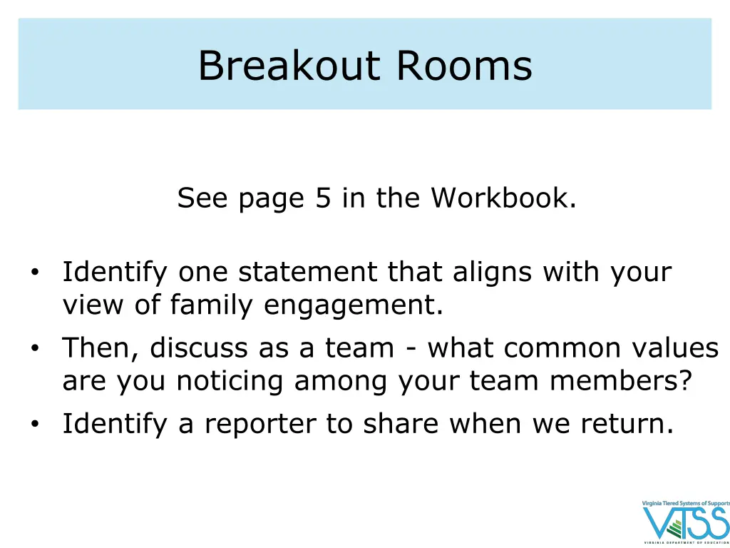 breakout rooms
