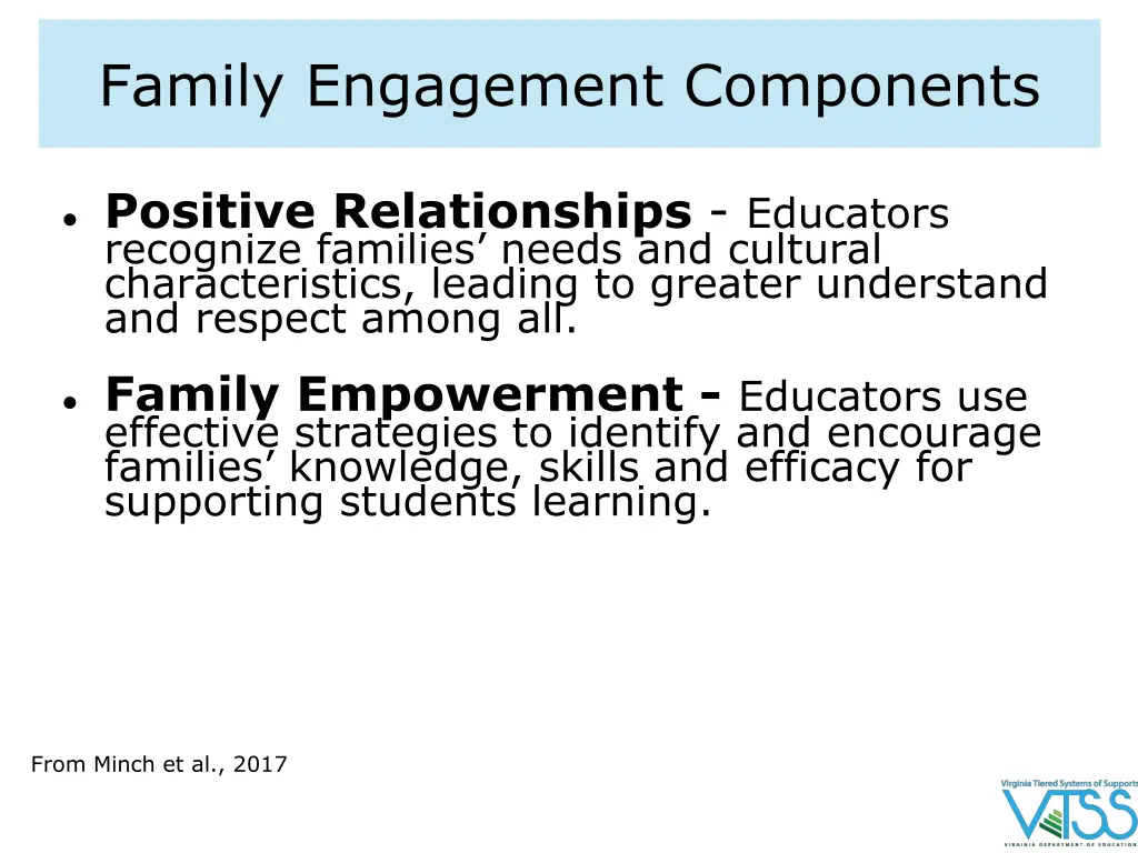 family engagement components