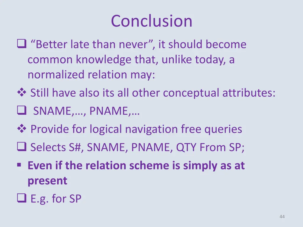 conclusion 1