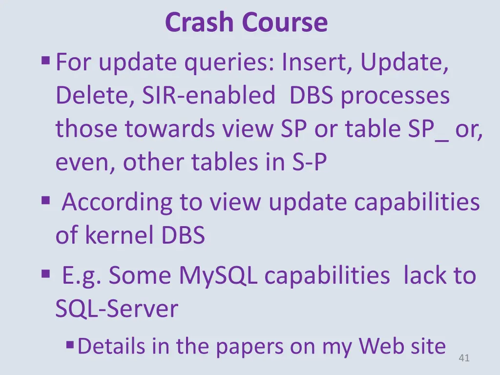 crash course 4