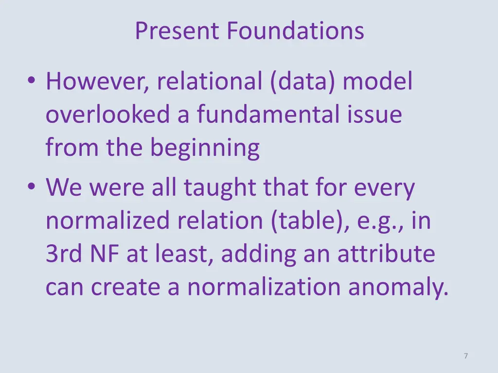 present foundations 1