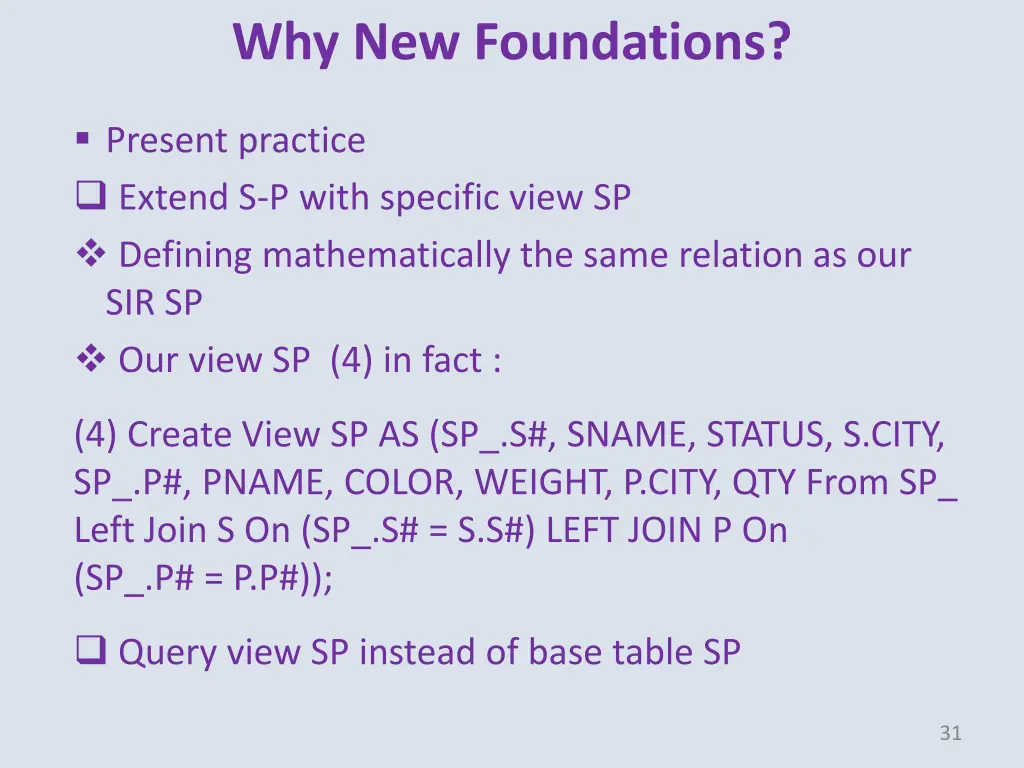 why new foundations 2