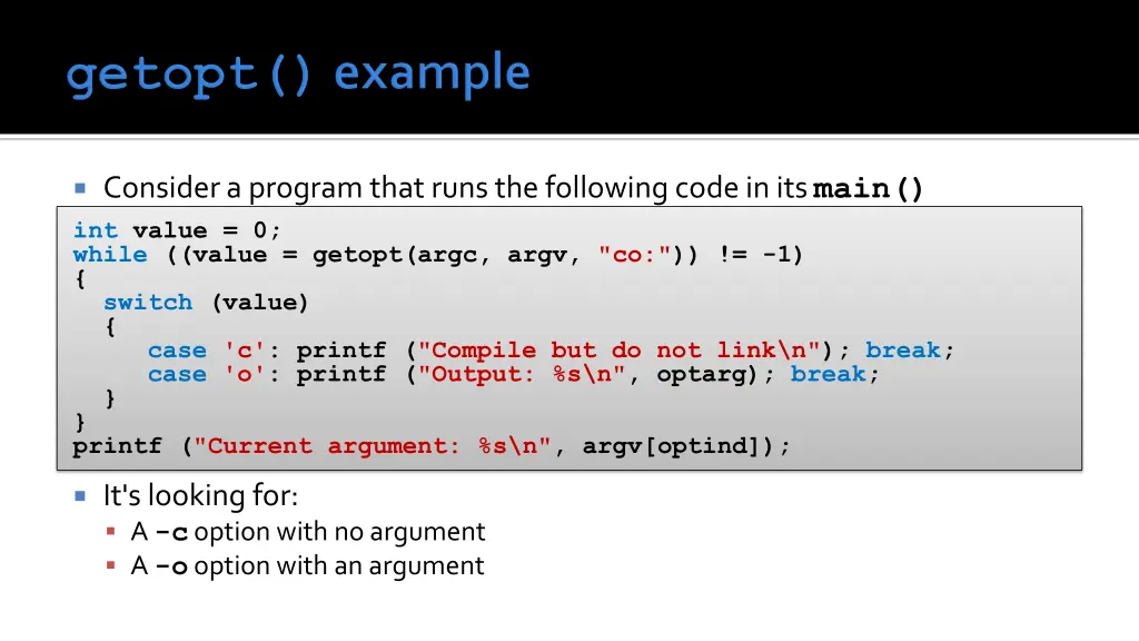 consider a program that runs the following code