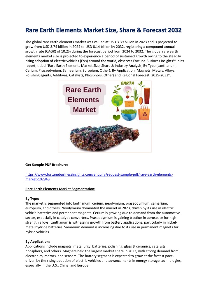 rare earth elements market size share forecast