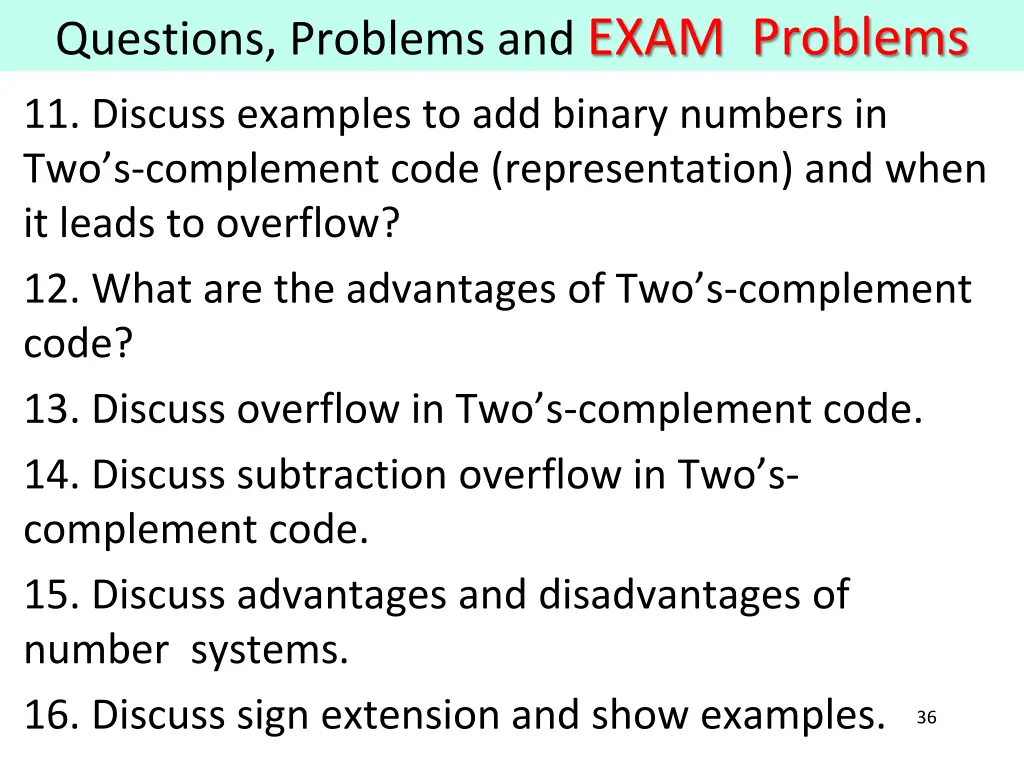 questions and problems questions problems