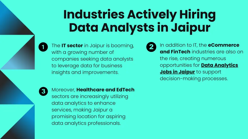 industries actively hiring data analysts in jaipur