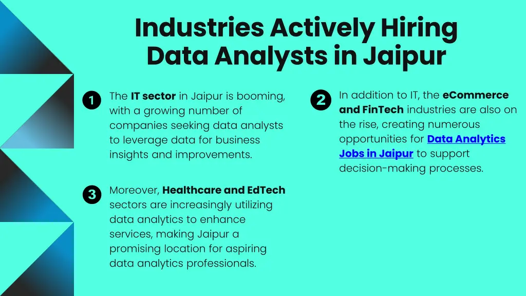 industries actively hiring data analysts in jaipur