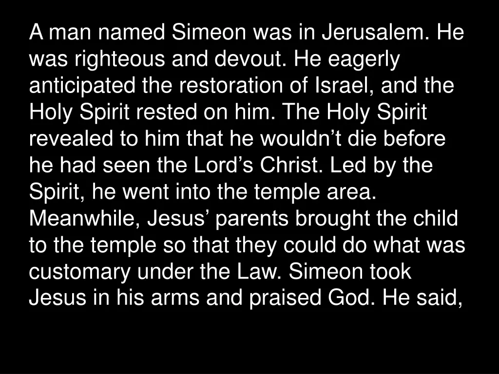 a man named simeon was in jerusalem