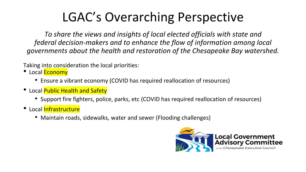 lgac s overarching perspective