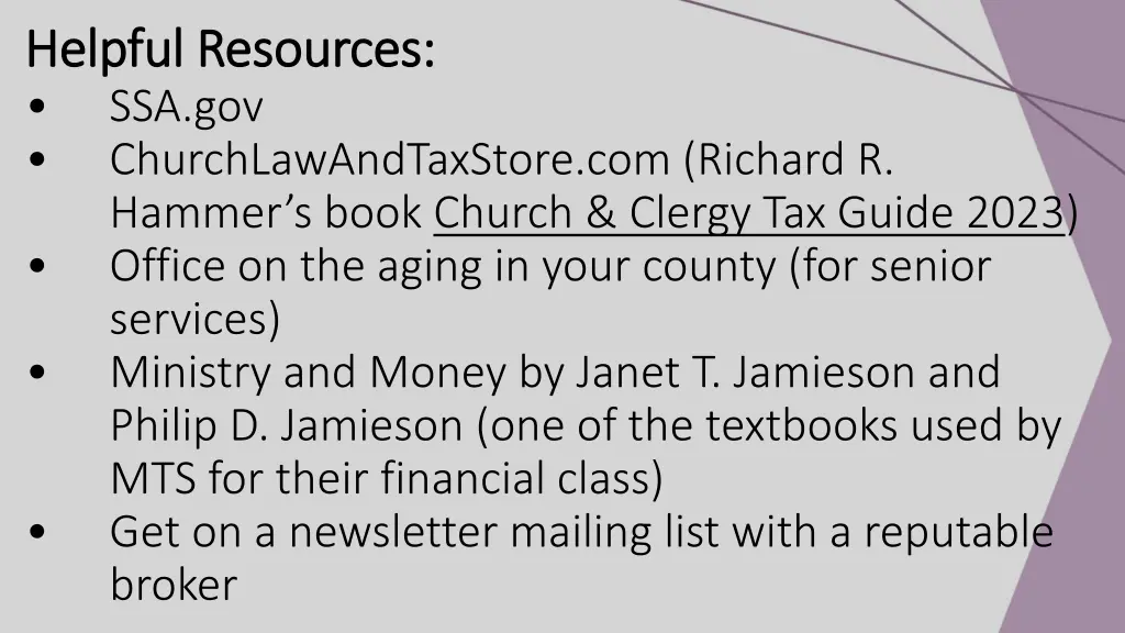 helpful resources helpful resources