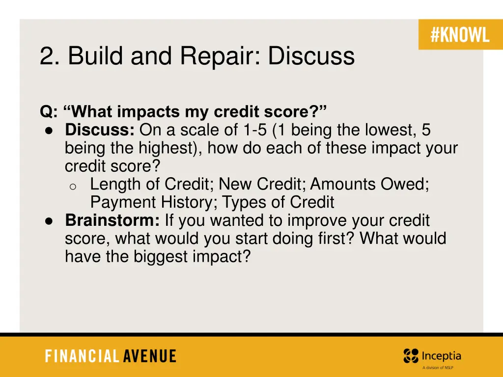 2 build and repair discuss