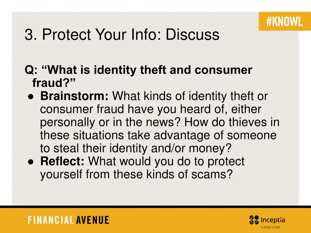 3 protect your info discuss