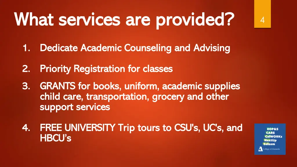 what services are provided what services