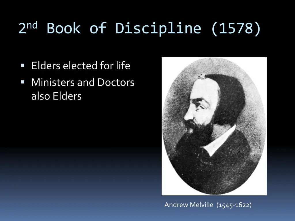 2 nd book of discipline 1578