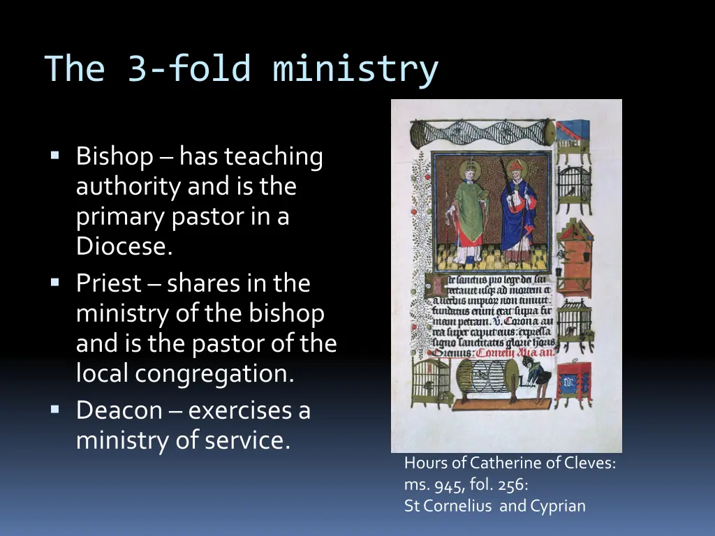 the 3 fold ministry