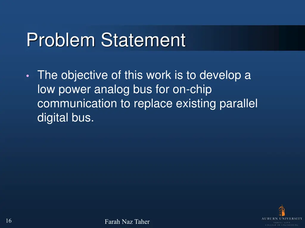 problem statement
