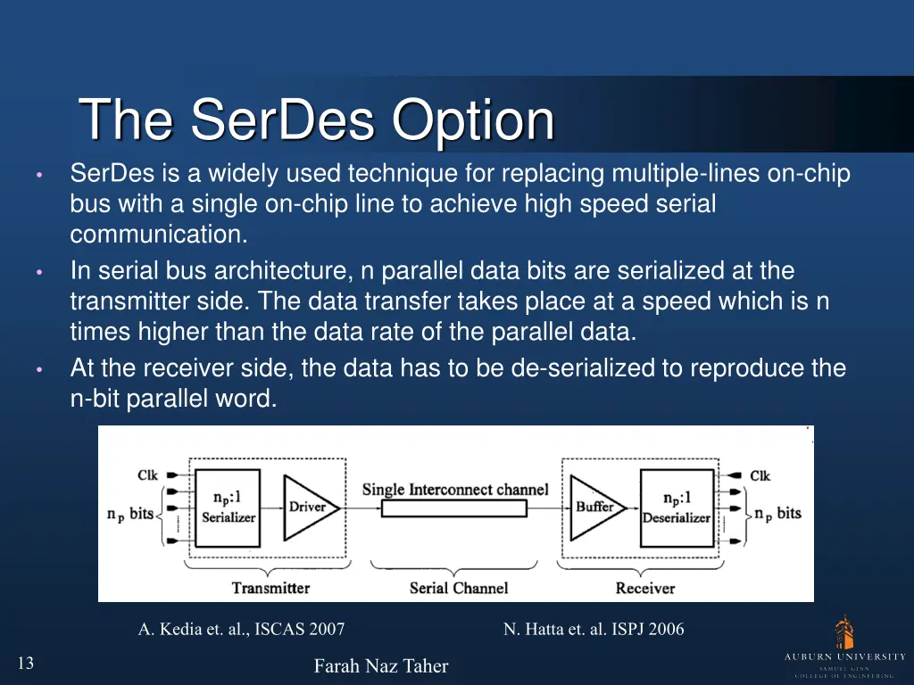 the serdes option serdes is a widely used