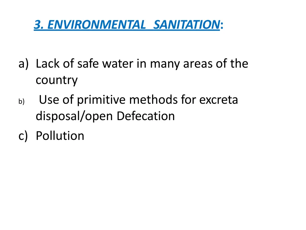 3 environmental sanitation