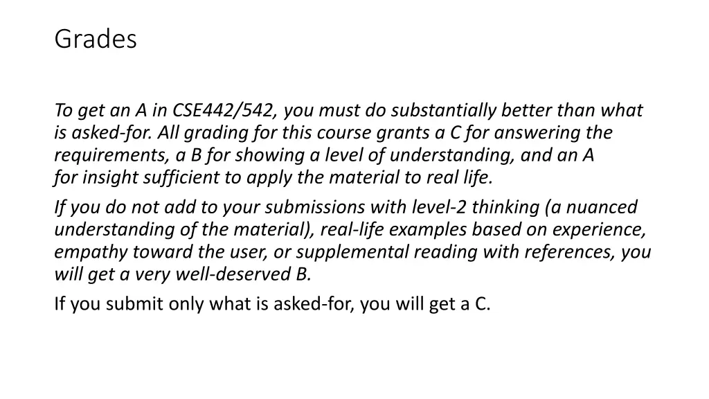 grades