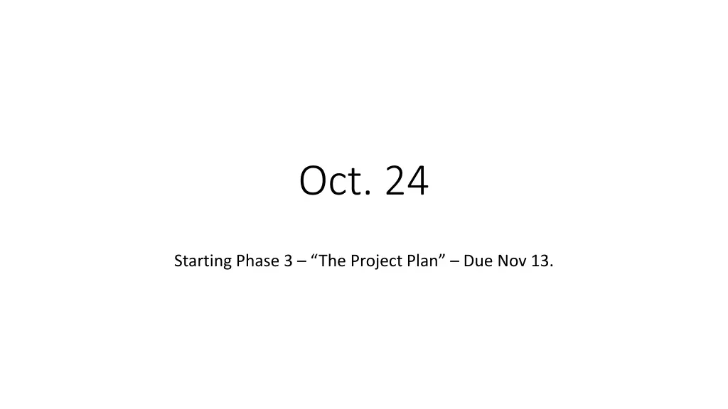 oct 24