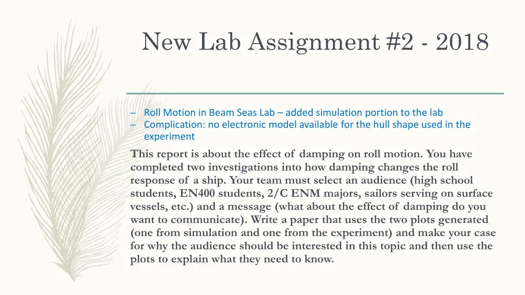 new lab assignment 2 2018