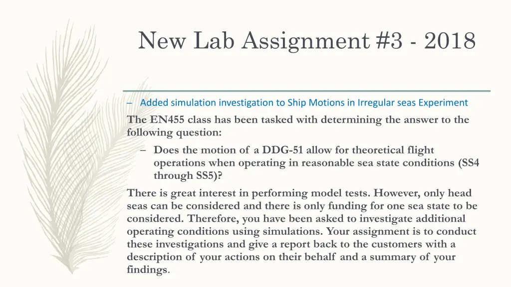 new lab assignment 3 2018