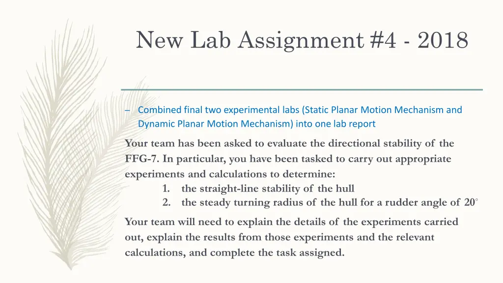 new lab assignment 4 2018