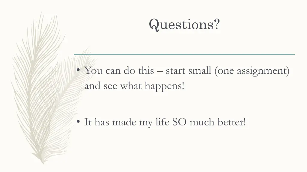 questions