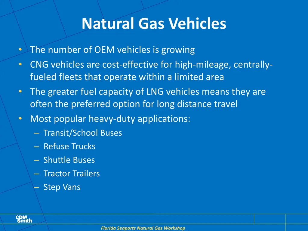 natural gas vehicles