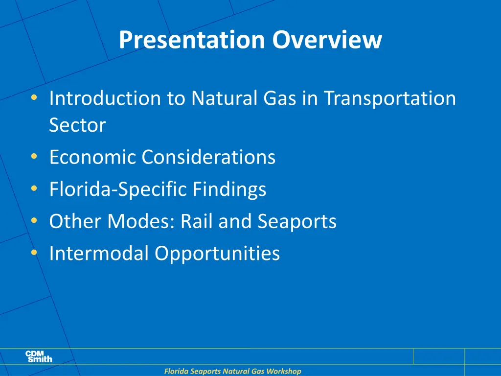 presentation overview