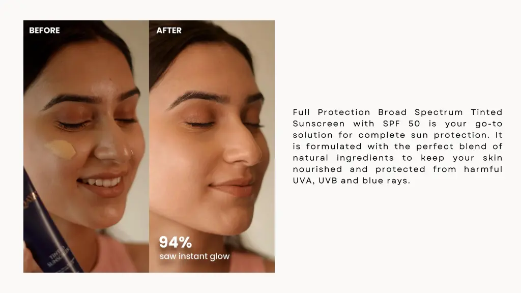 full protection broad spectrum tinted sunscreen