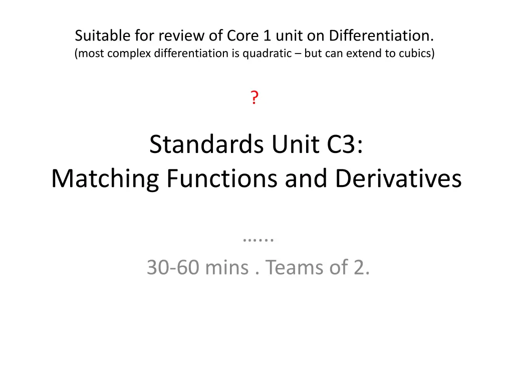 suitable for review of core 1 unit