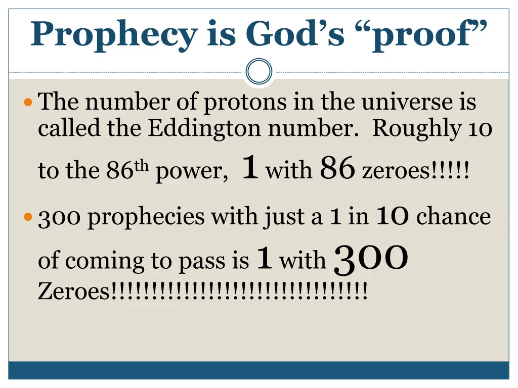 prophecy is god s proof