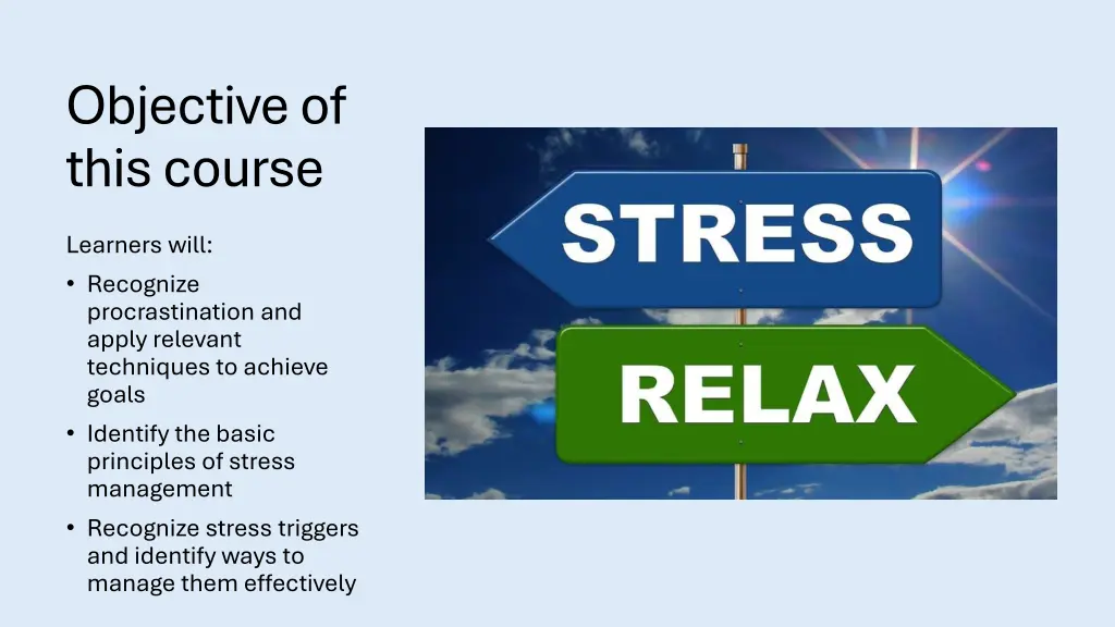 objective of this course