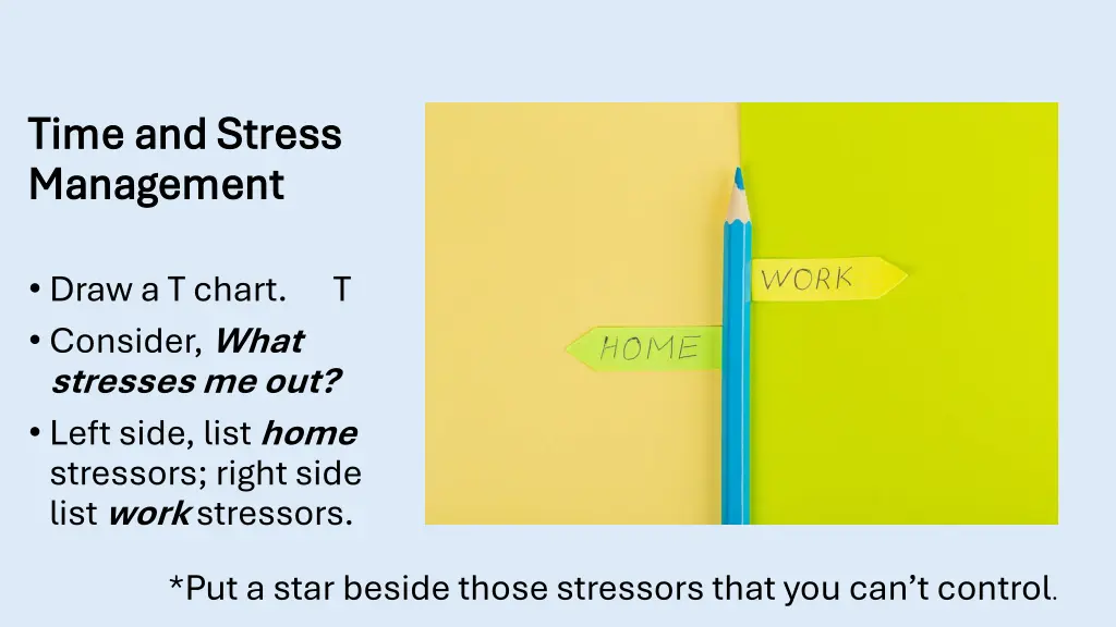 time and stress time and stress management