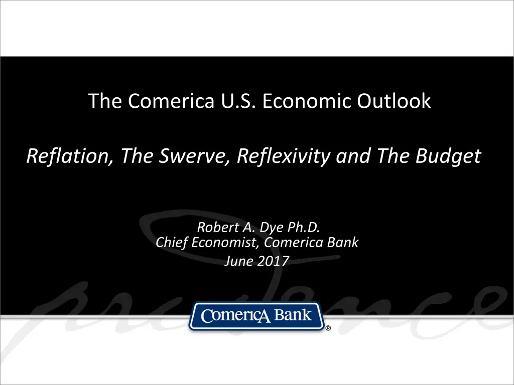 the comerica u s economic outlook