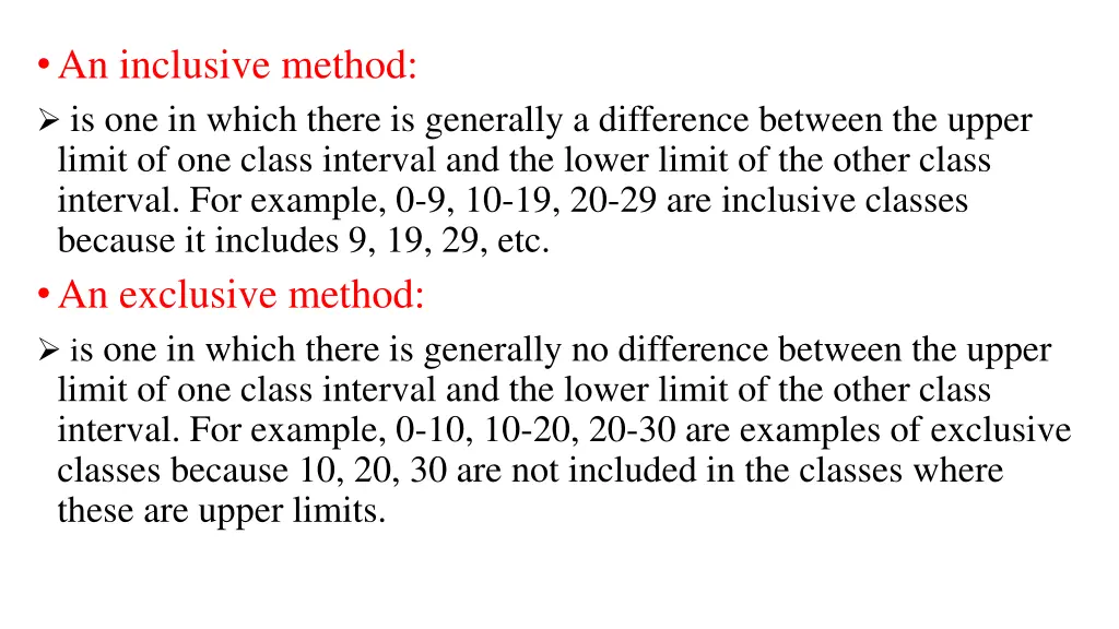 an inclusive method is one in which there