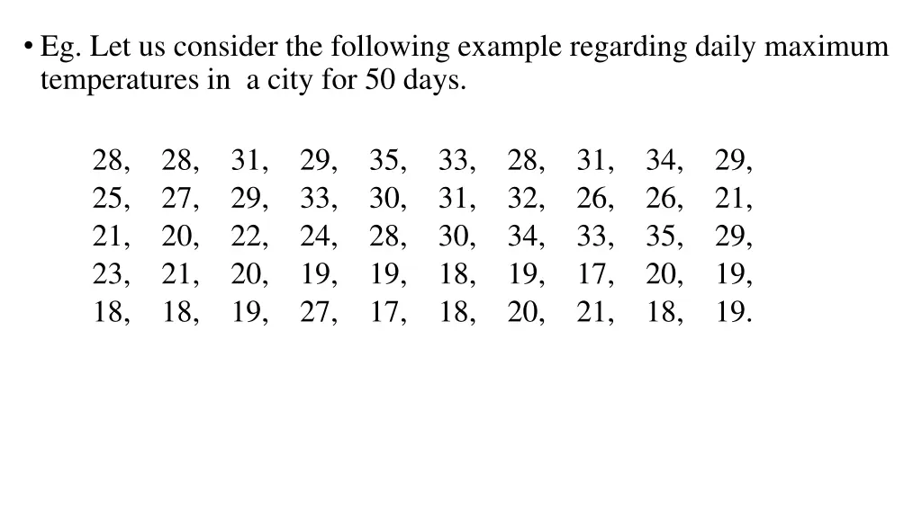 eg let us consider the following example