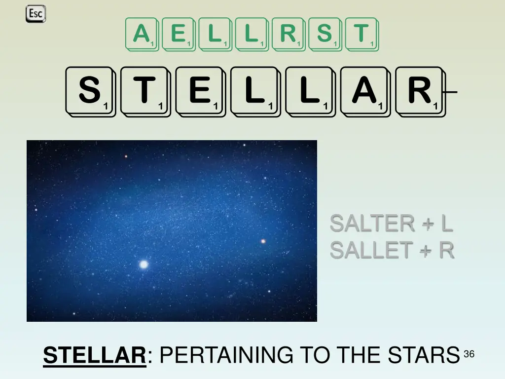 aellrst stellar