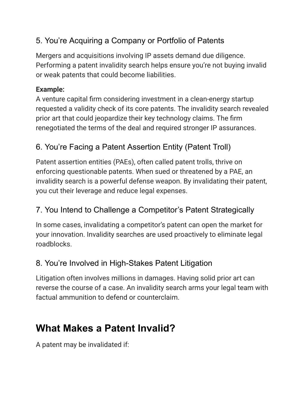 5 you re acquiring a company or portfolio