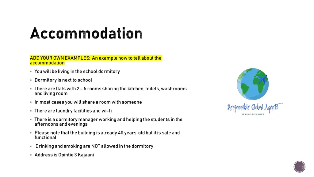 accommodation